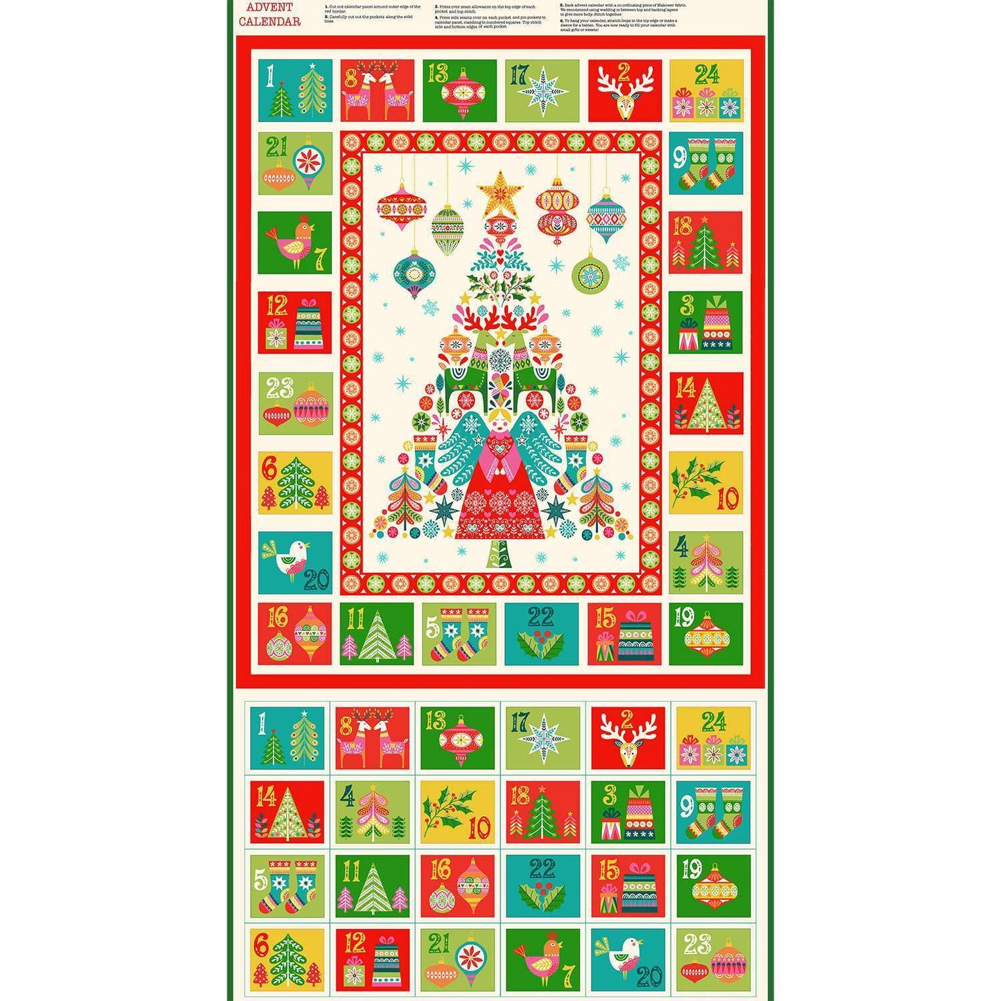Christmas Brights - Advent Panel