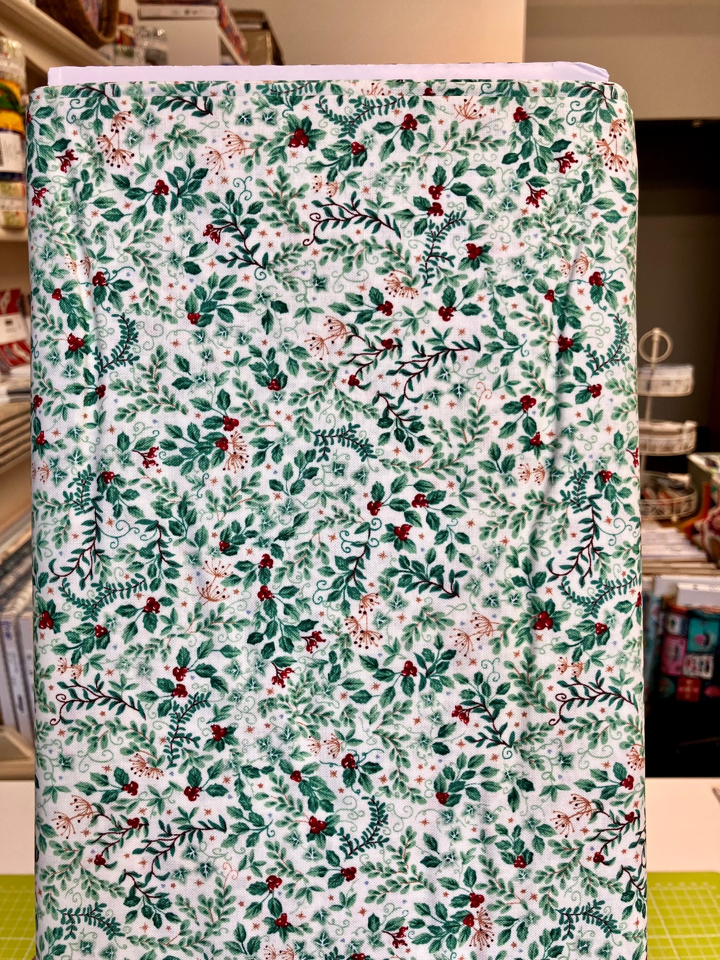 Country Christmas - Evergreen - Cream