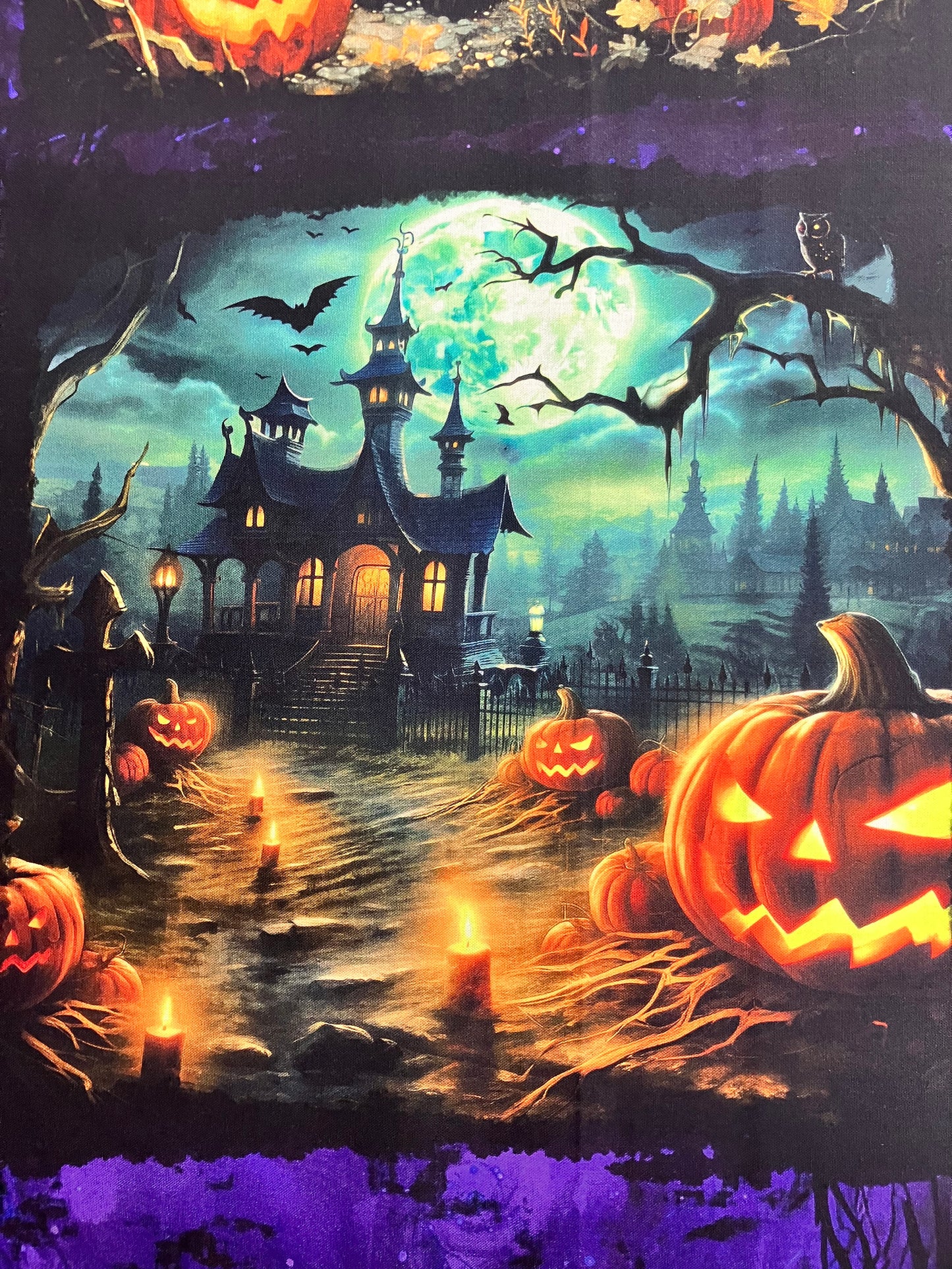 Moon Spell - Night - Cotton Panel