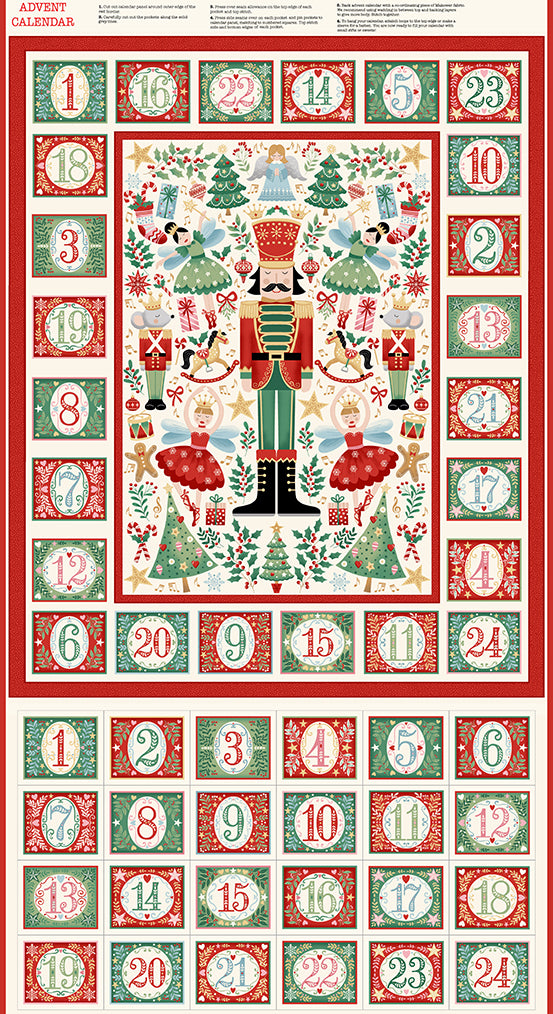 Nutcracker Advent Calendar - Cream