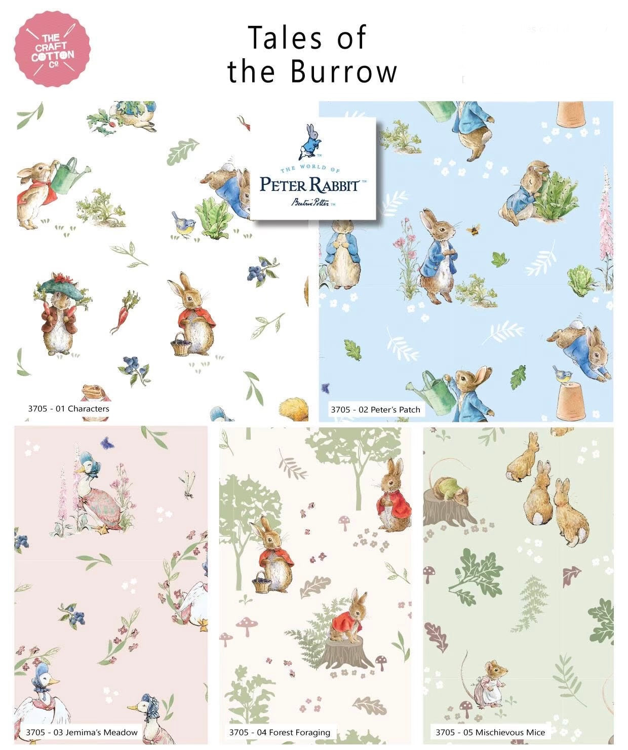 Tales From The Burrow - Fat Quarter Bundle