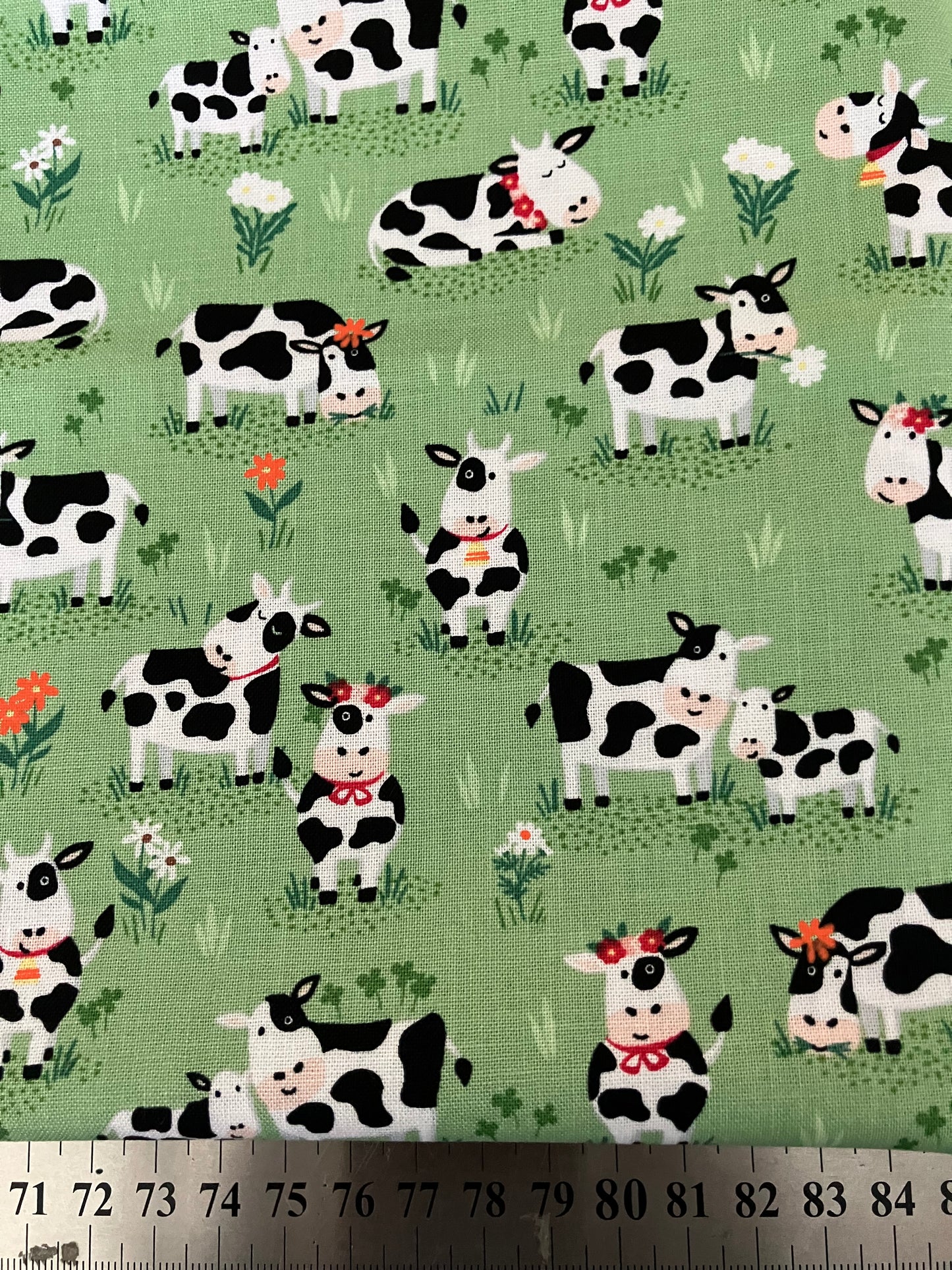 Fun On The Farm - Cows - Green