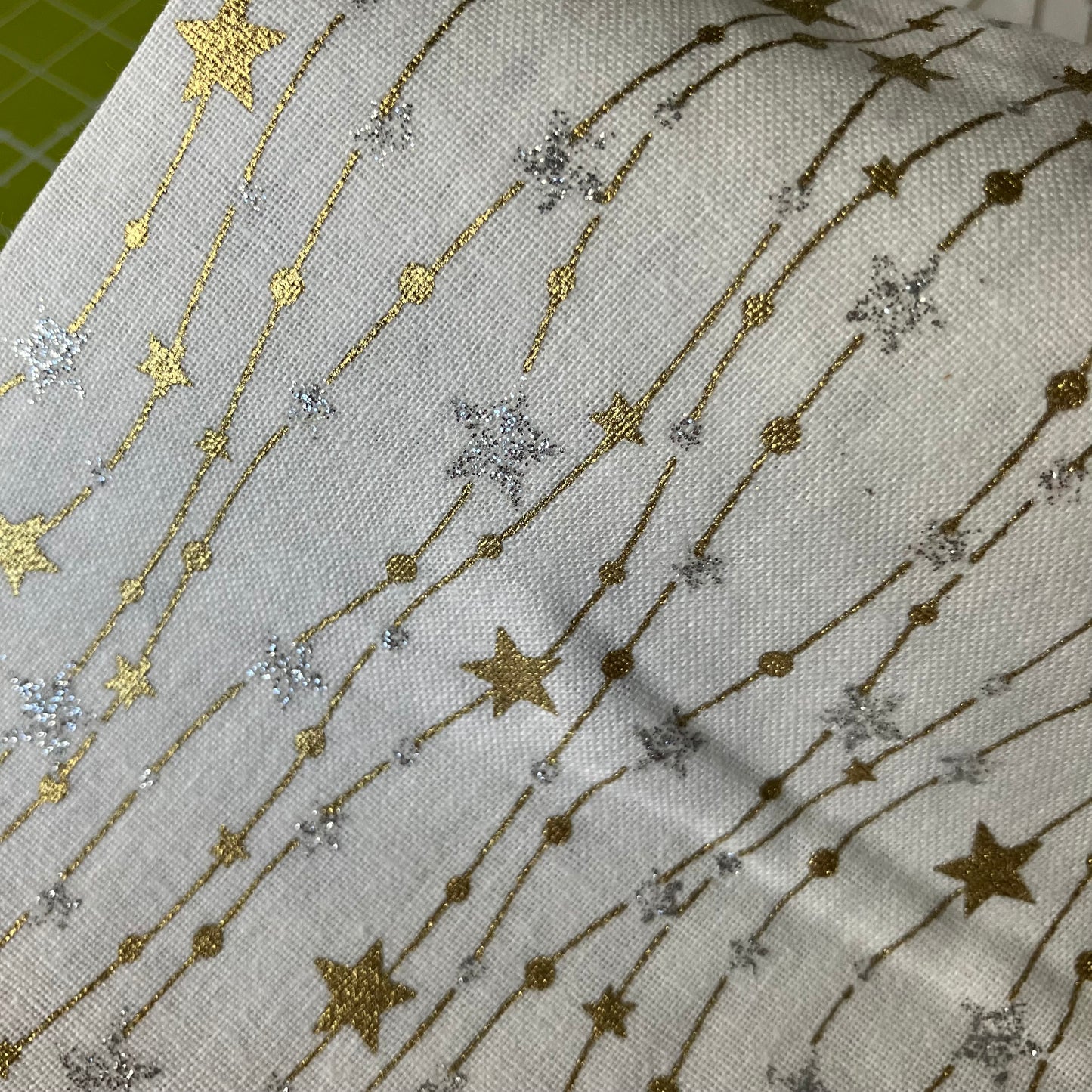 Streamers and Stars - White