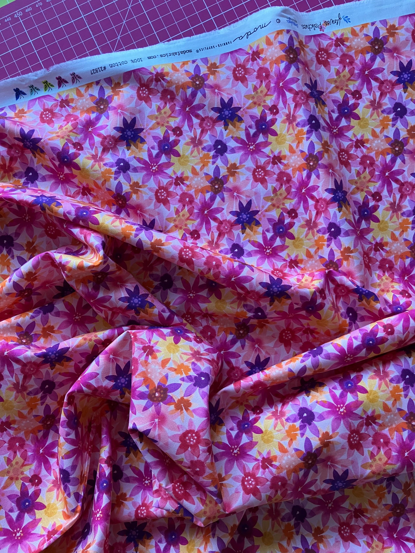 Flower Patches - Bubblegum Pink