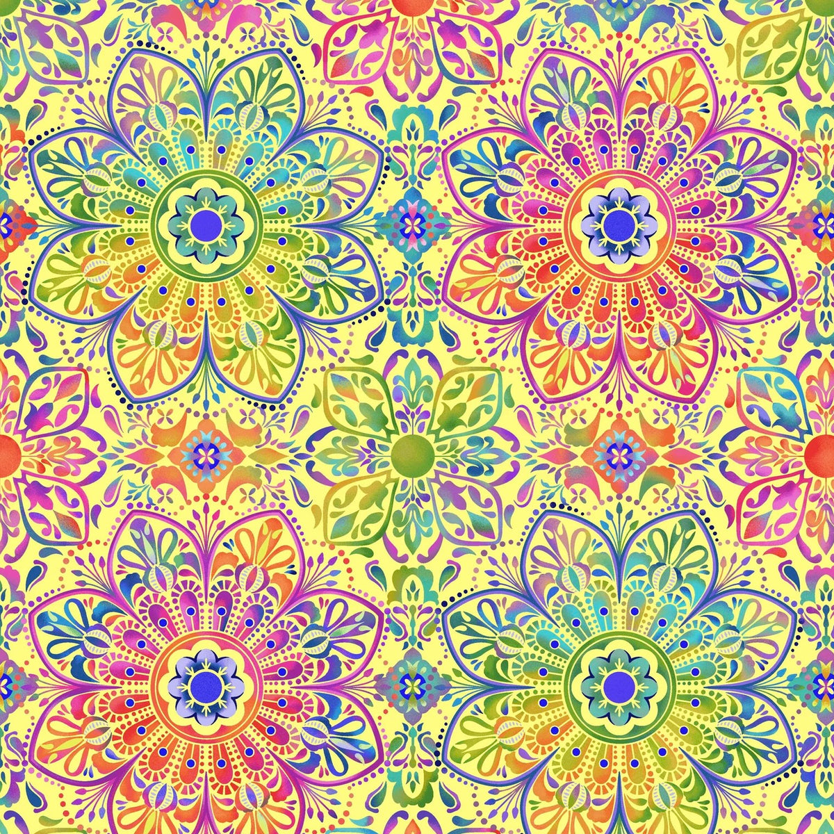 Butterfly Boutique - Yellow Medallions
