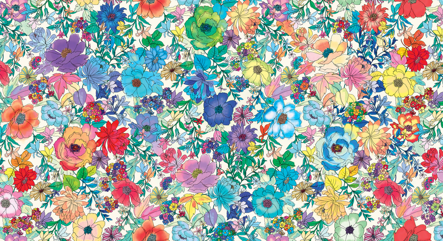 Gradients Euphoria - Floral Rainbow