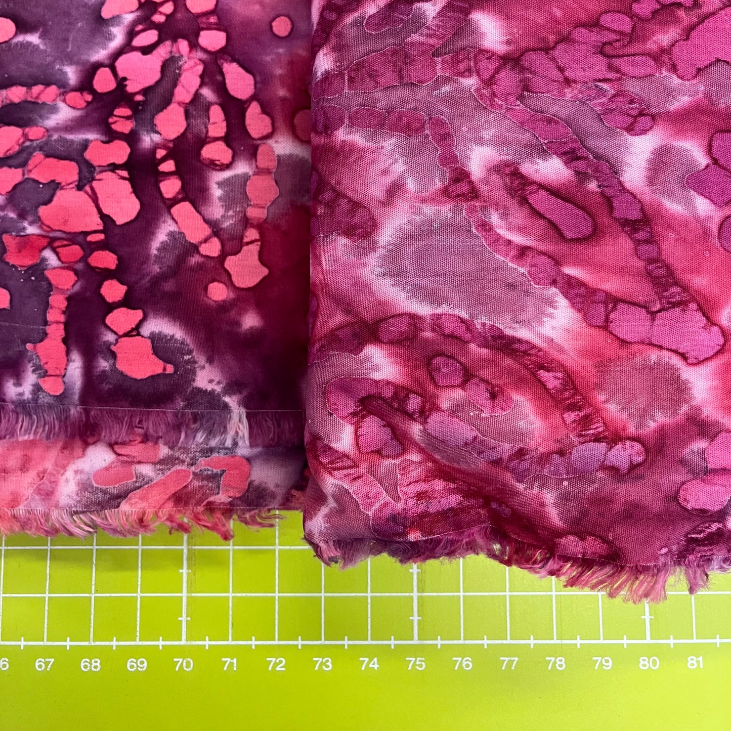 Darkening Pinks Batik