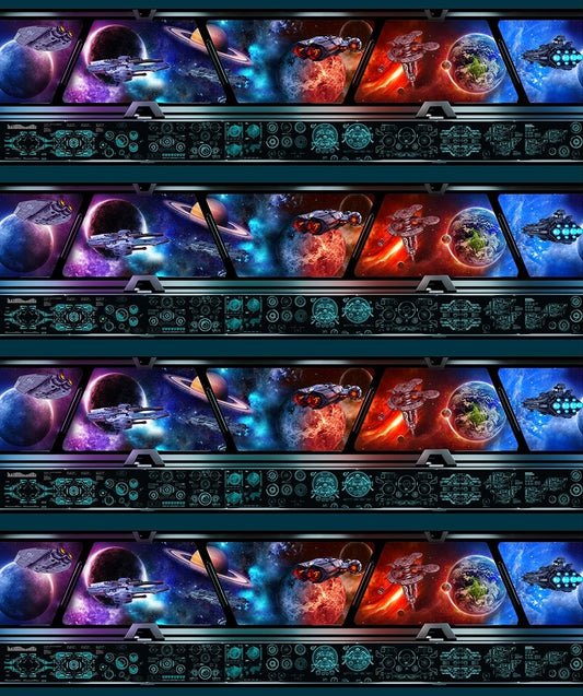 Sci Fi Spaceship Dashboard