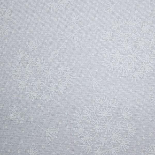 Muslin Prints - White on White - Cow Parsley