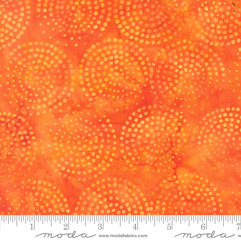 Echo Batiks - Tangerine Swirl