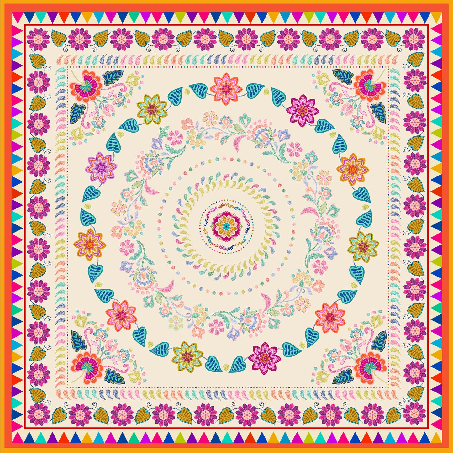 Sambramha - 58” Quilt Panel