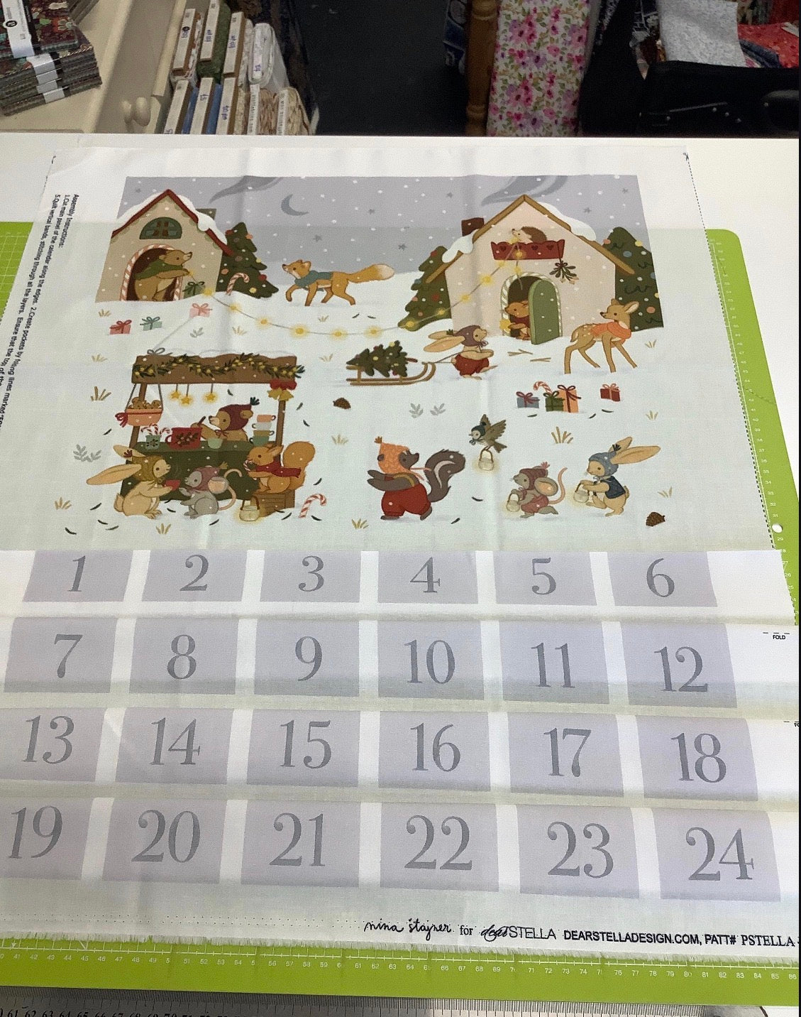 Little Forest Holiday Advent Panel