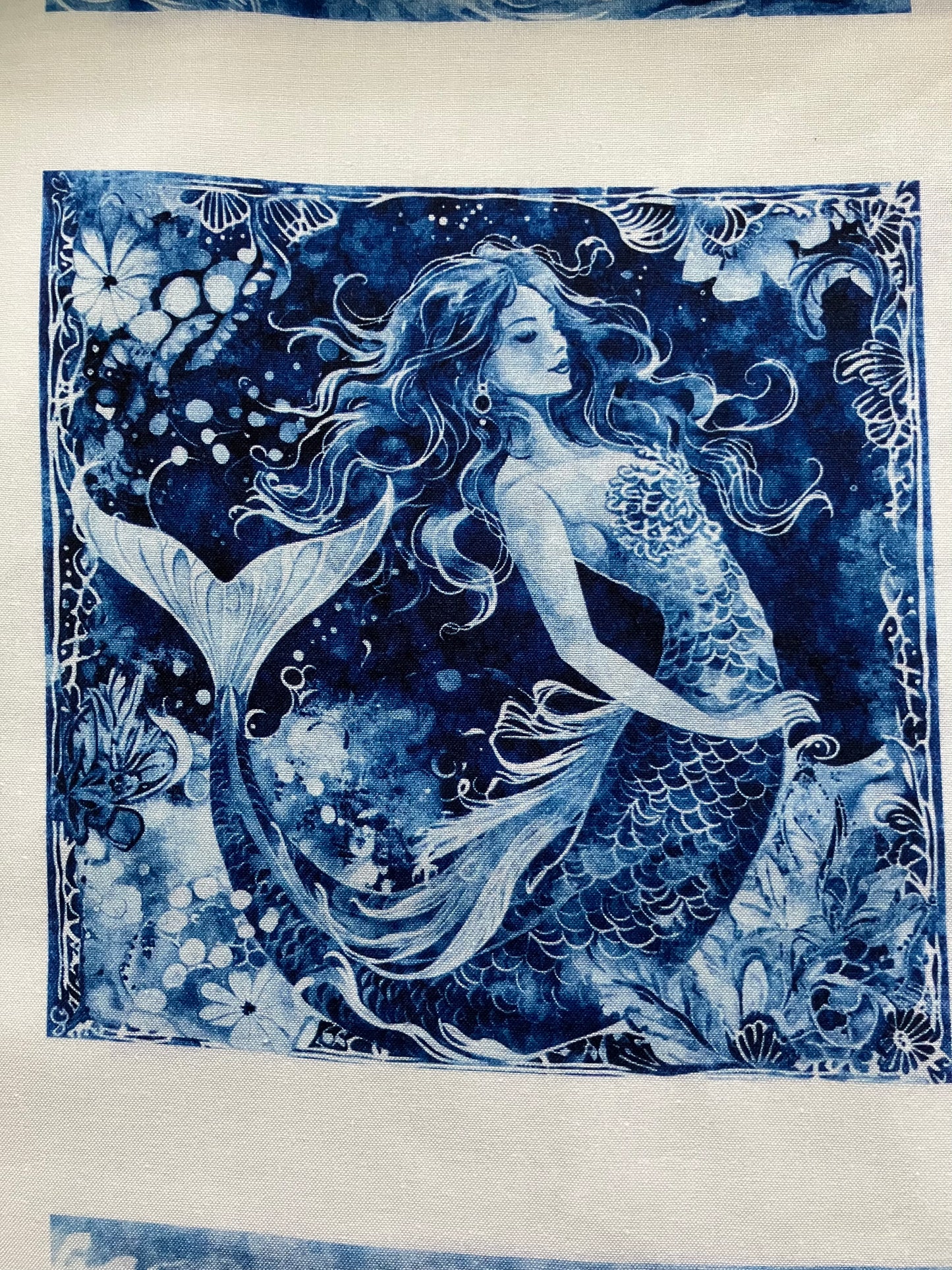 Ocean Blues - Nautical Patches Panel