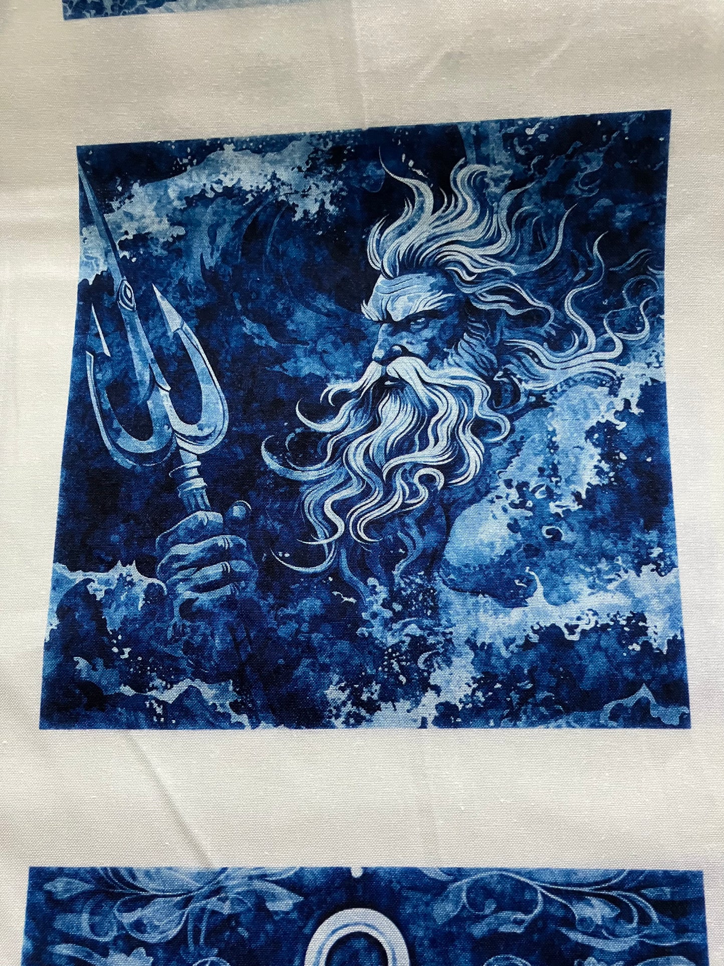 Ocean Blues - Nautical Patches Panel