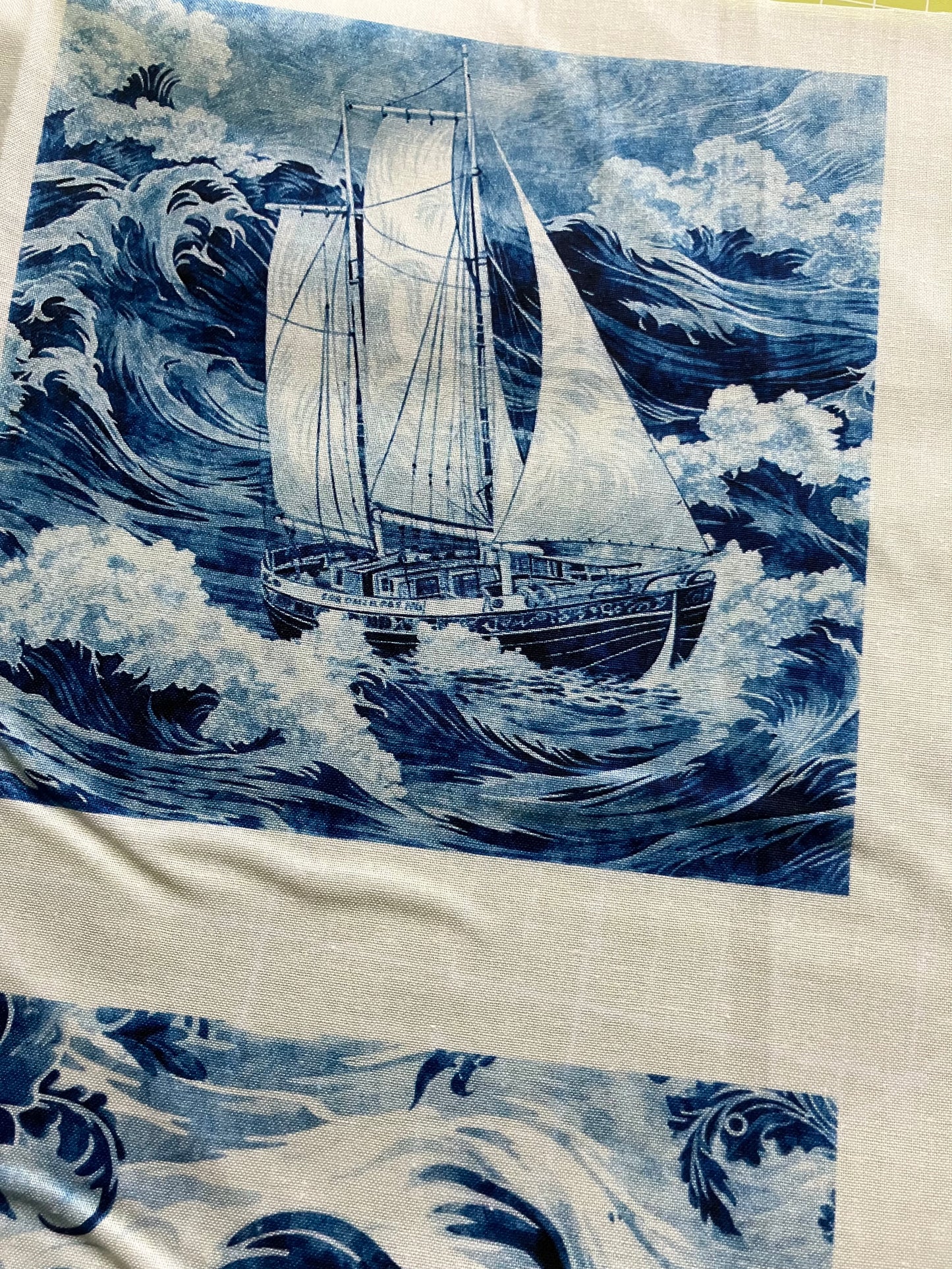 Ocean Blues - Nautical Patches Panel