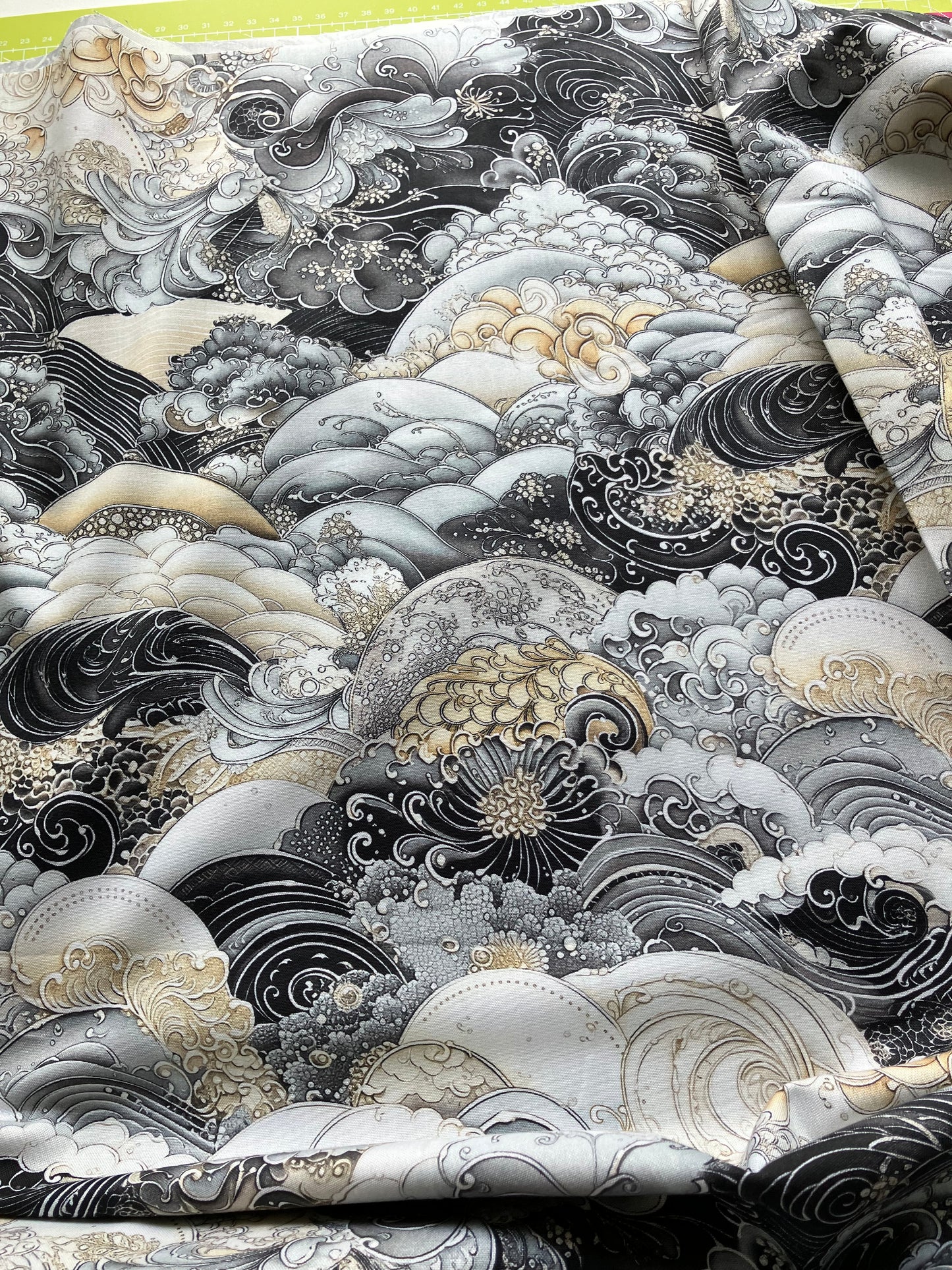 Nami 108" Backing Fabric - Black