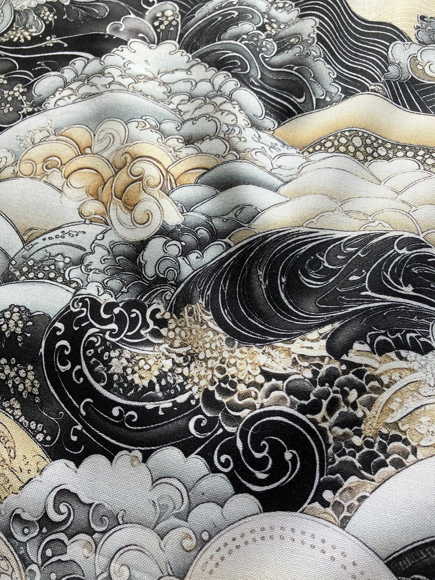 Nami 108" Backing Fabric - Black