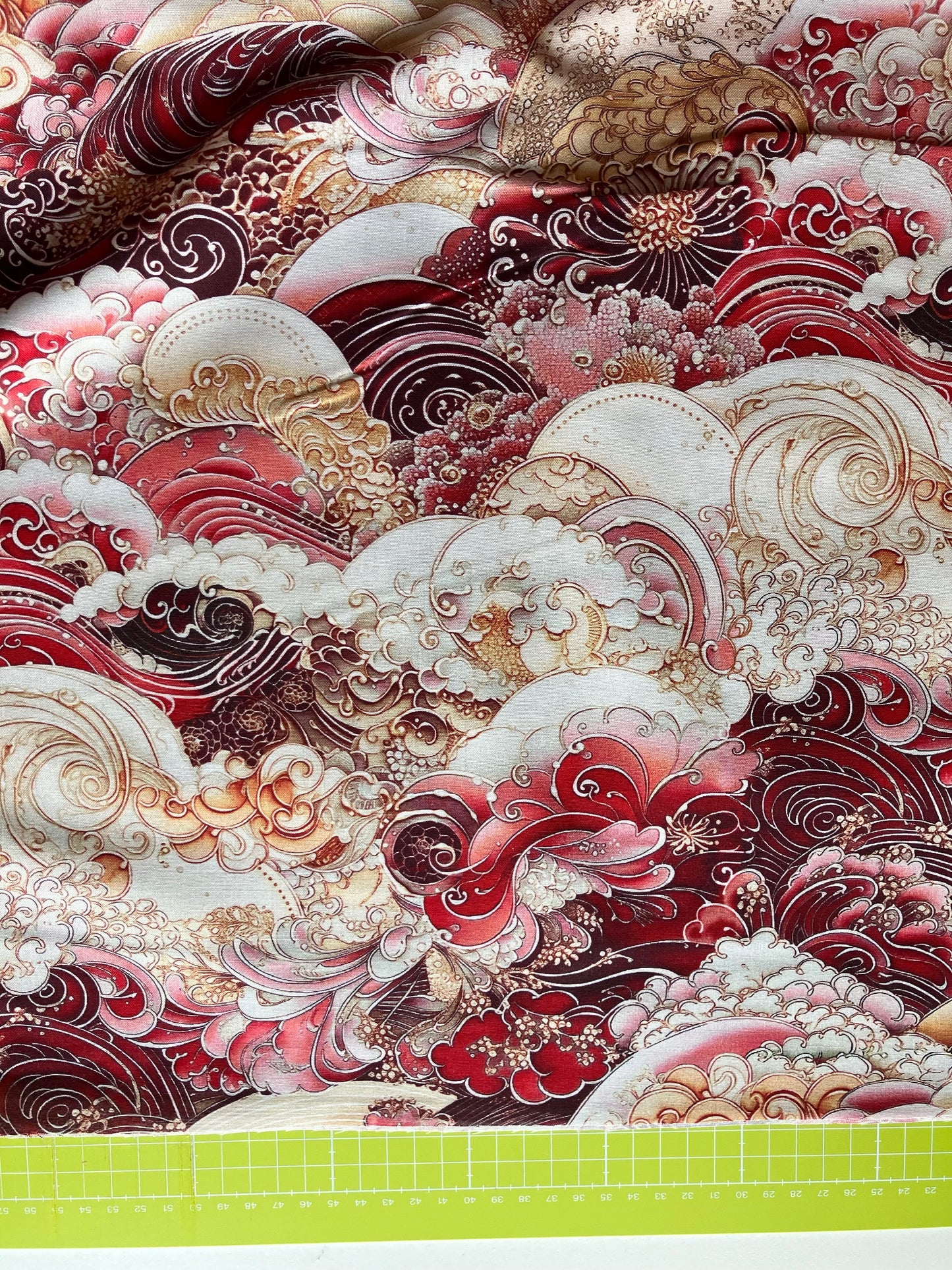 Nami 108" Backing Fabric - Red