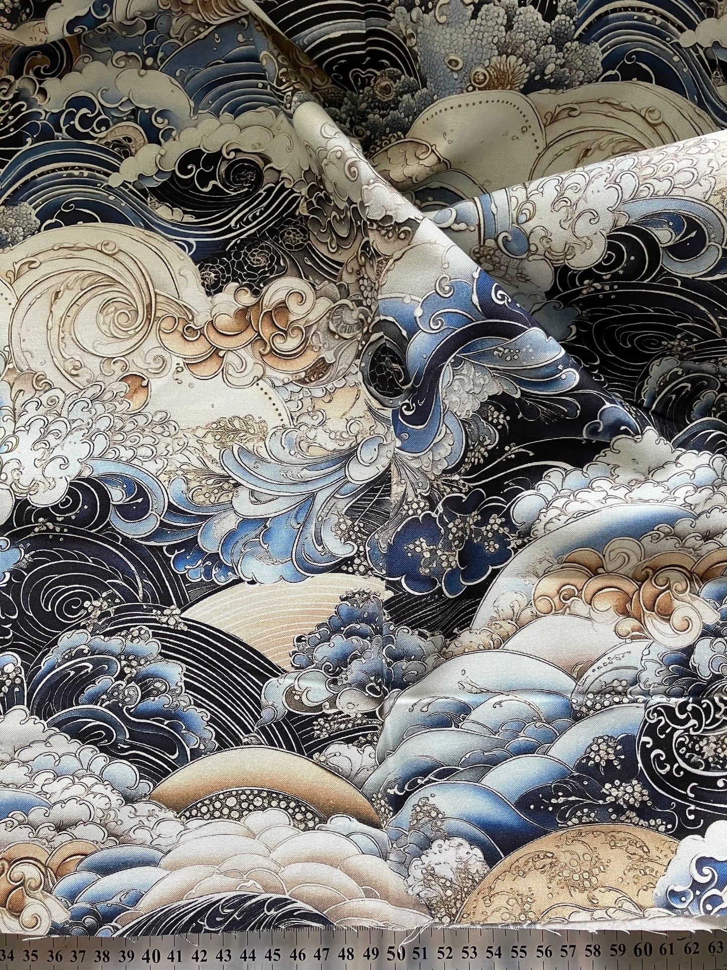 Nami 108" Backing Fabric - Blue