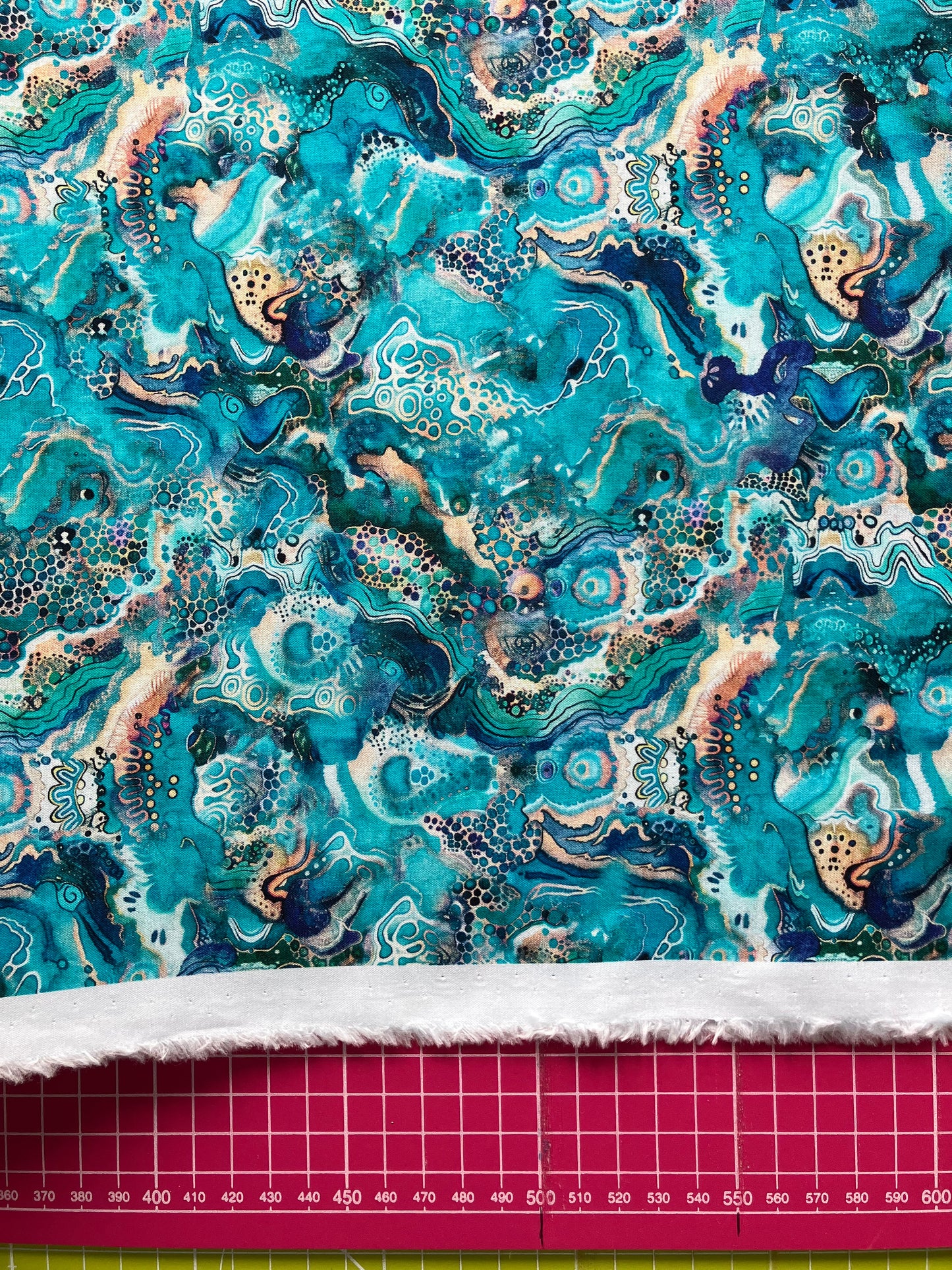 Wild Wood - Abstract Turquoise