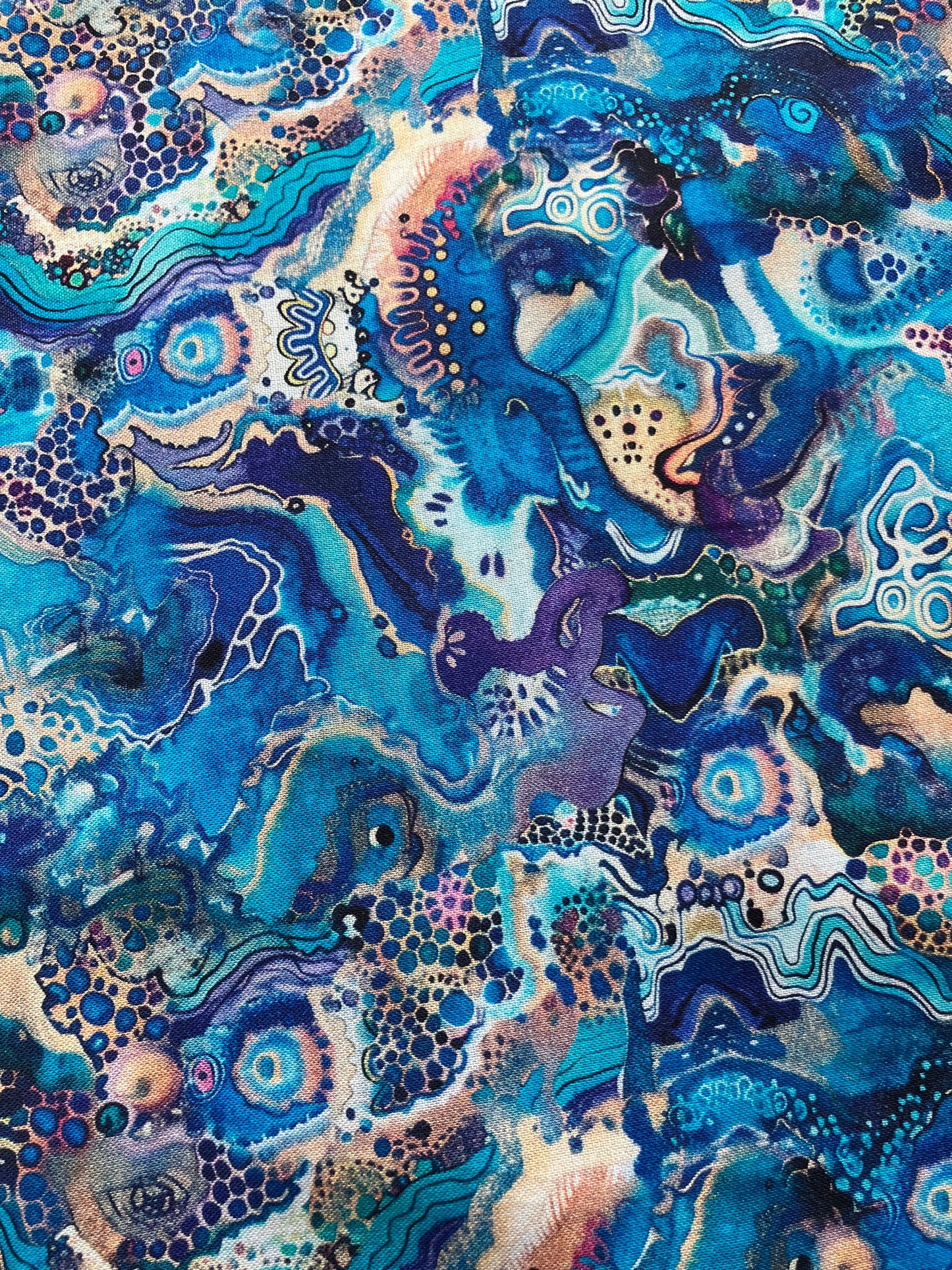 Wild Wood - Abstract Blue