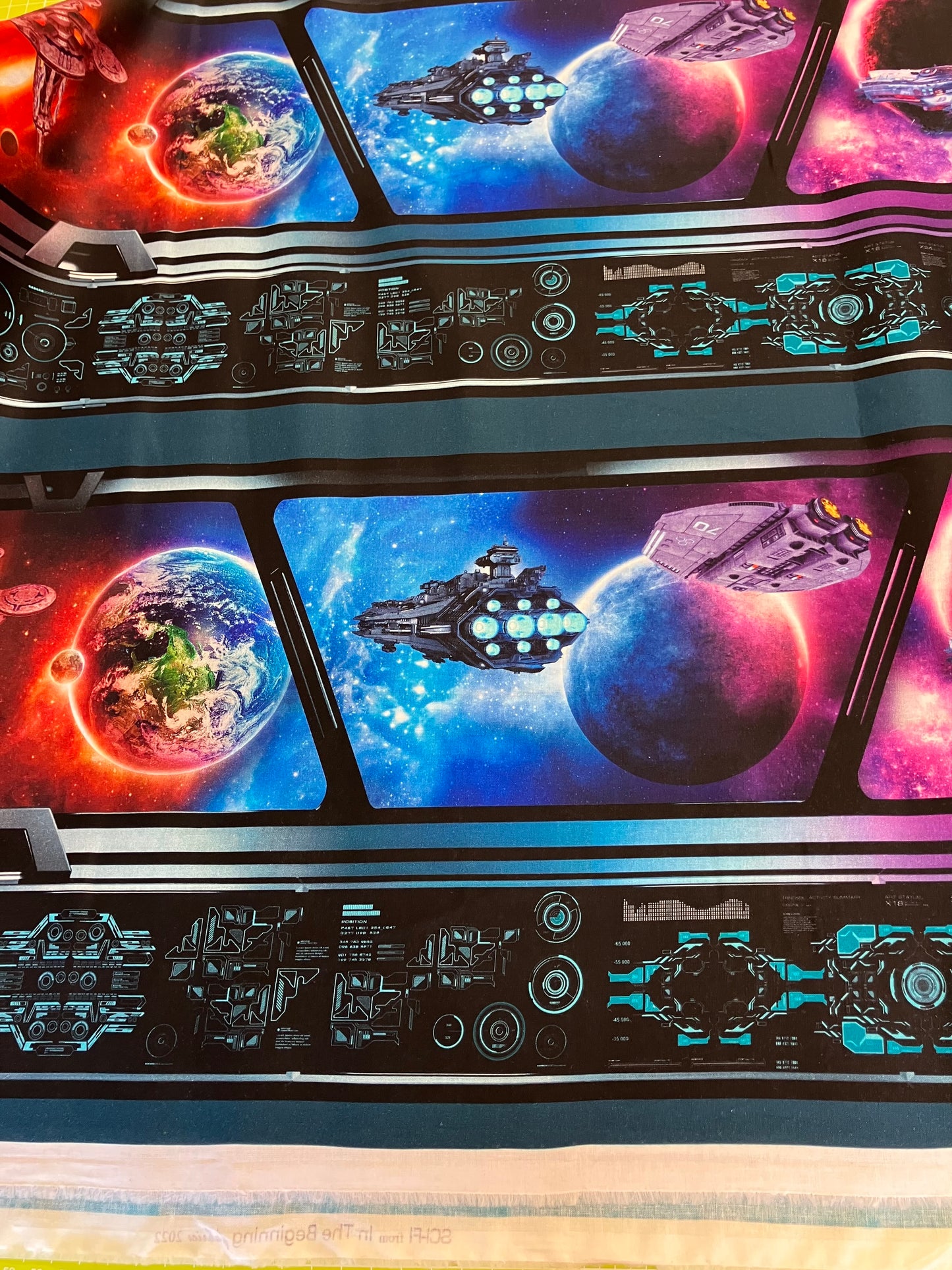 Sci Fi Spaceship Dashboard