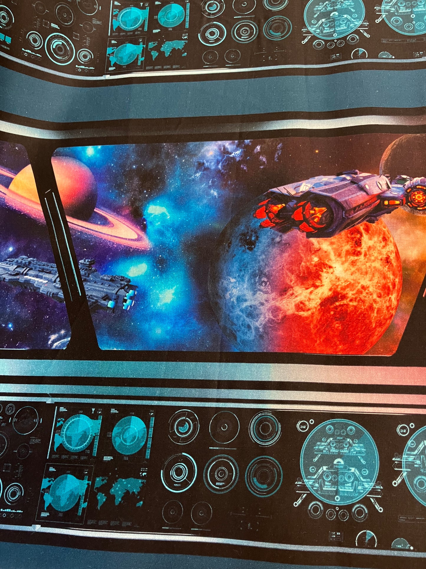 Sci Fi Spaceship Dashboard