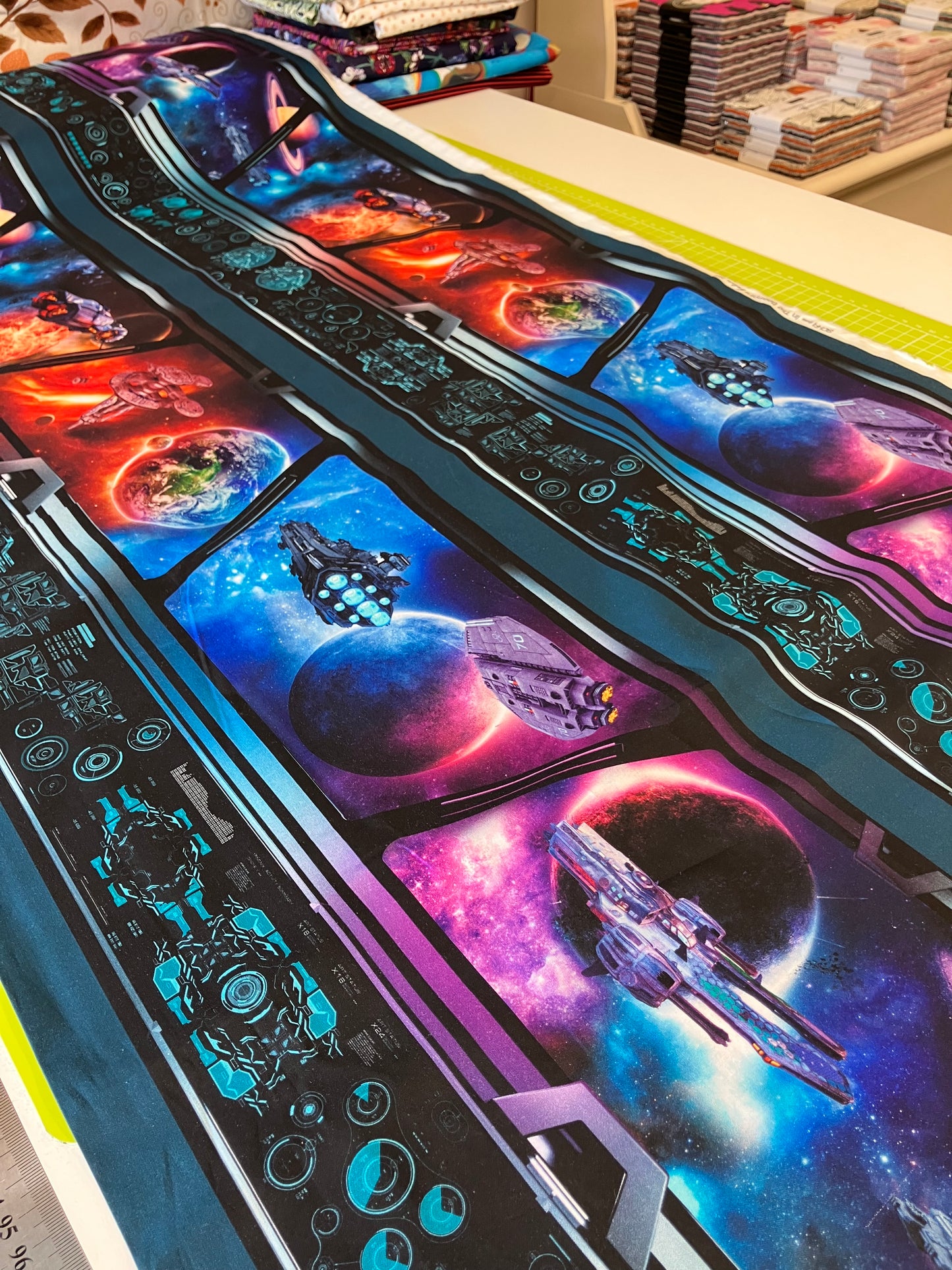 Sci Fi Spaceship Dashboard