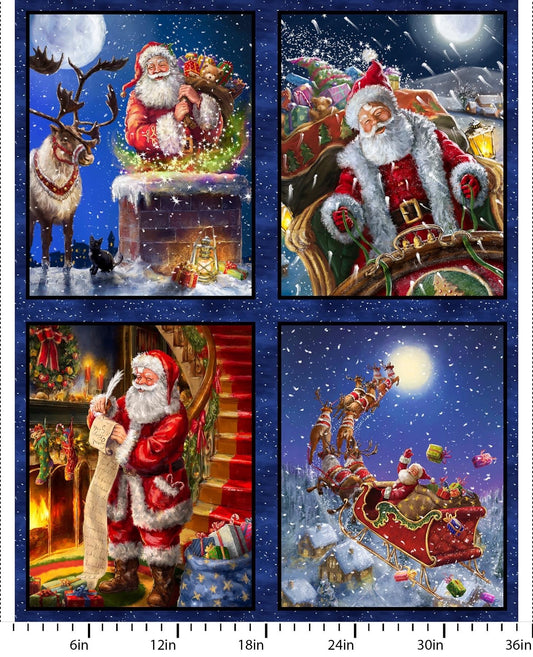 Christmas Eve Journey - Santa’s Journey - Panel