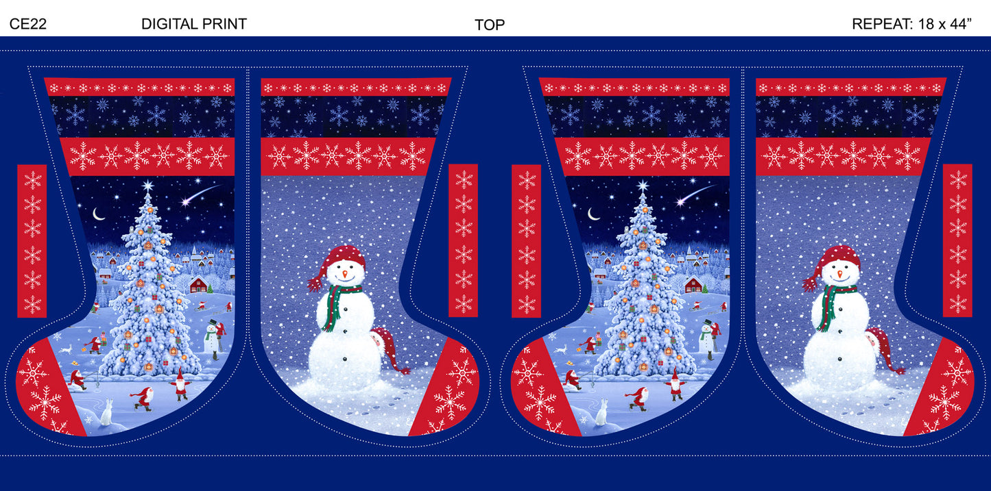 Tomten’s Forest Friends - Stocking Panel