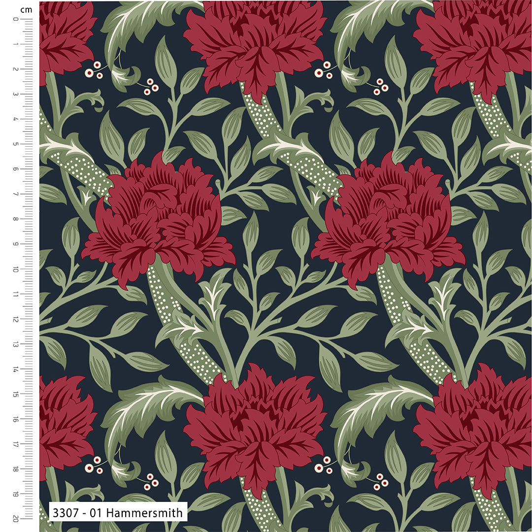 William Morris Yuletide Bloom - Fat Quarter Bundle