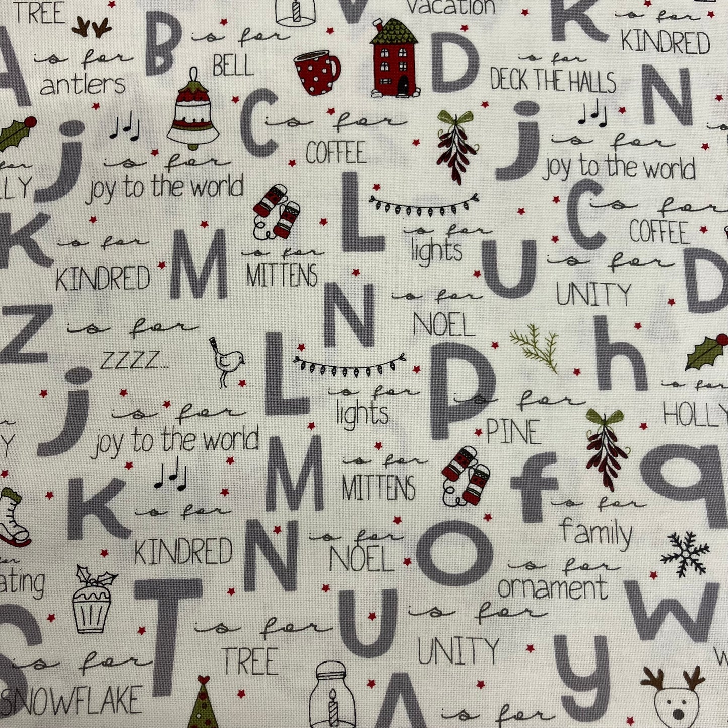 On Dasher - Christmas Alphabet