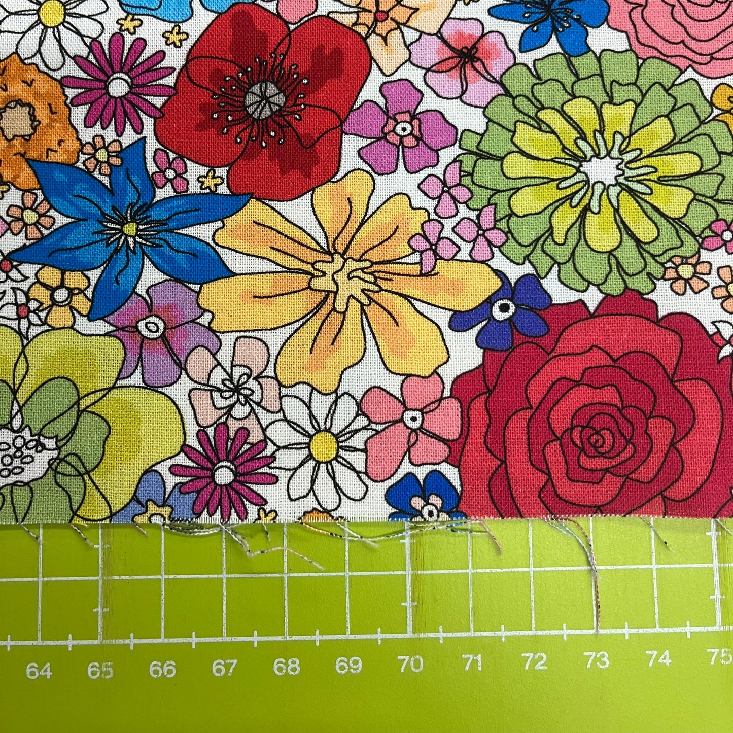 Rainbow Garden - Multi White