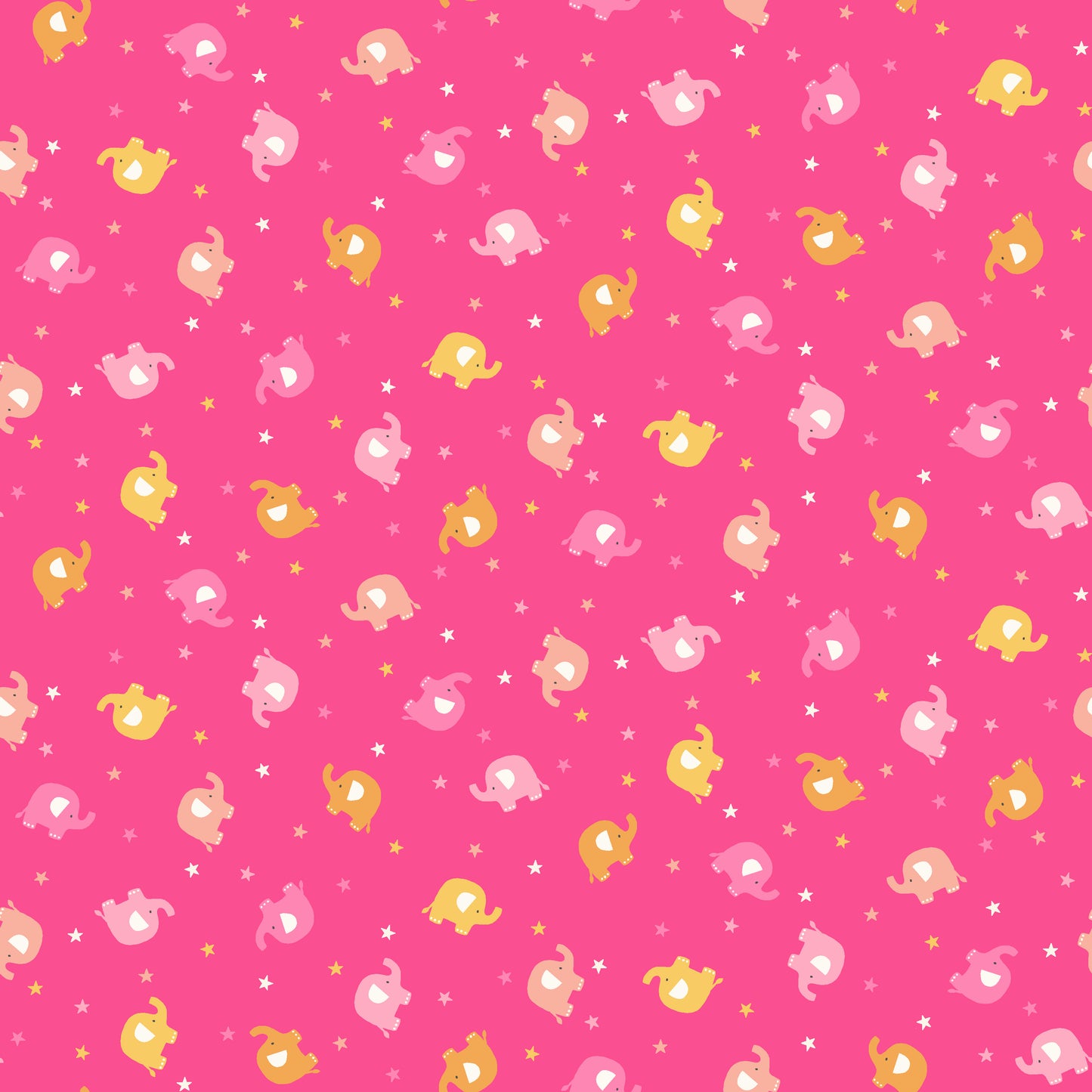 END OF BOLT - 1 METRE - In The Jungle - Ellie Scatter Pink