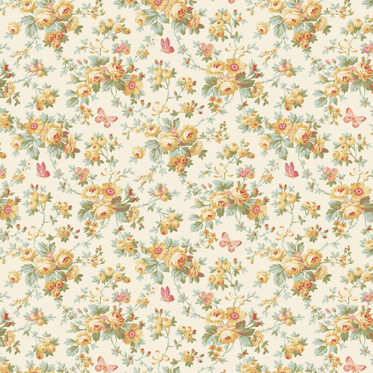 French Mill - Tiny Rose - White