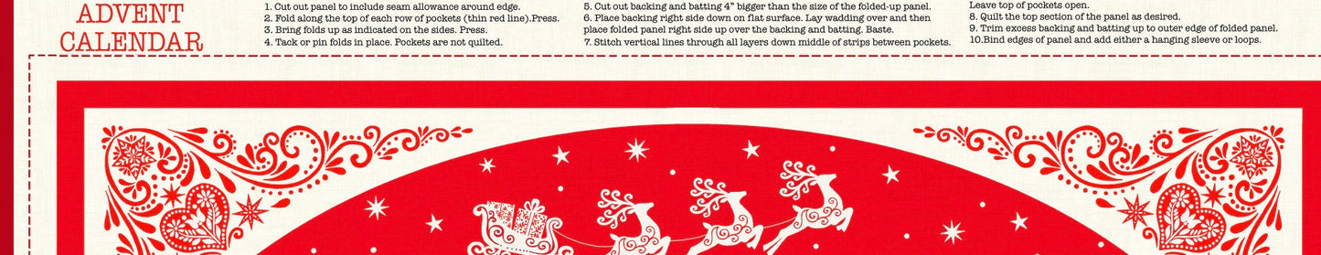 Scandi Advent Calendar Panel