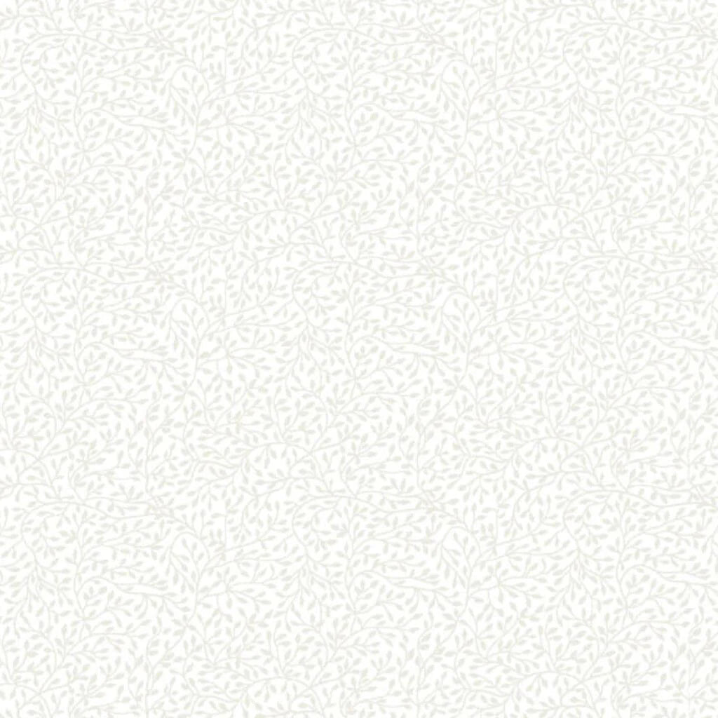 Essentials - White On White - Mini Leaf