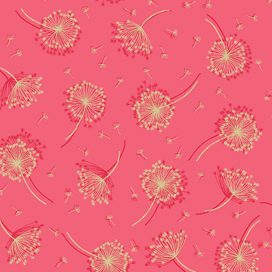 END OF BOLT - 243cm - Luxe - Seed Heads - Pink