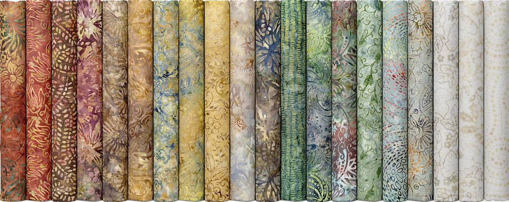 Tonga Treats Batiks 5” Squares - Windsong
