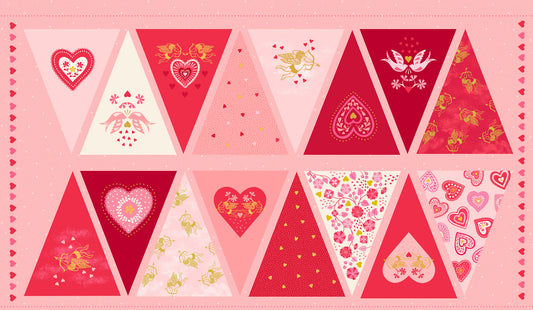 Love Is All You Need - Bunting Panel