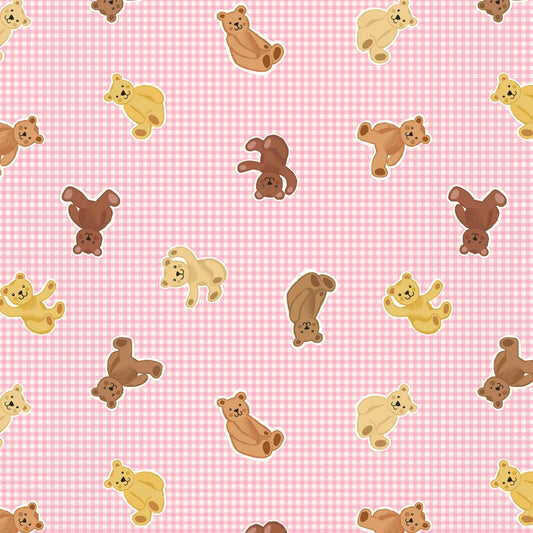 Teddy Bear's Picnic Pink Gingham