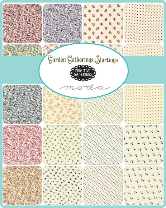 Moda Jelly Roll - Garden Gatherings Shirtings