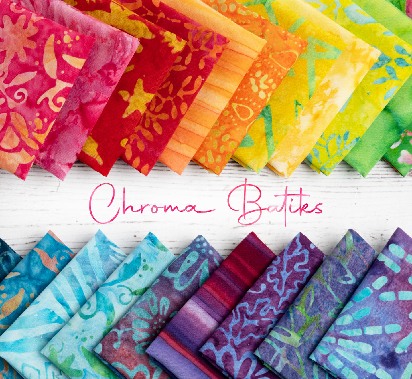 Moda Jelly Roll - Chroma Batiks