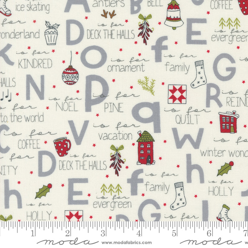 On Dasher - Christmas Alphabet