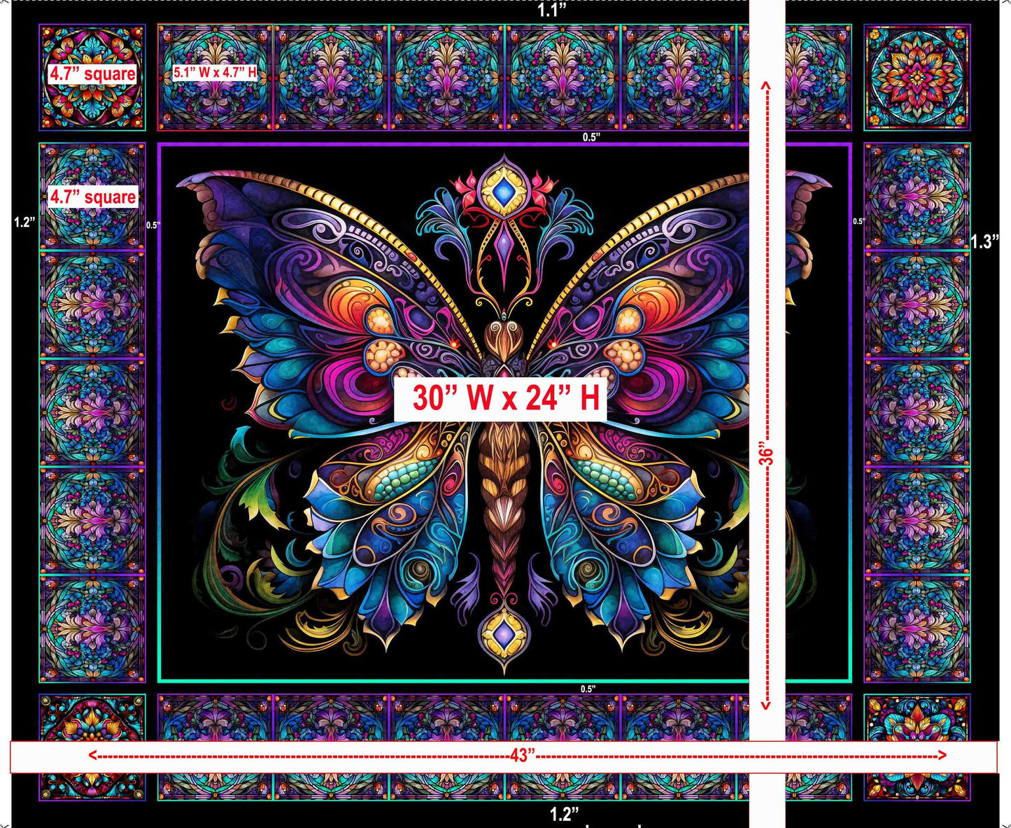 Night Flight - Butterfly Panel