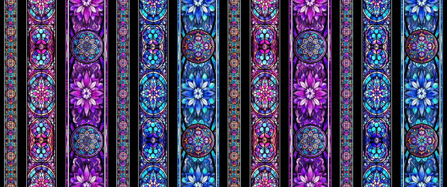 Night Flight - Stained Glass Stripe