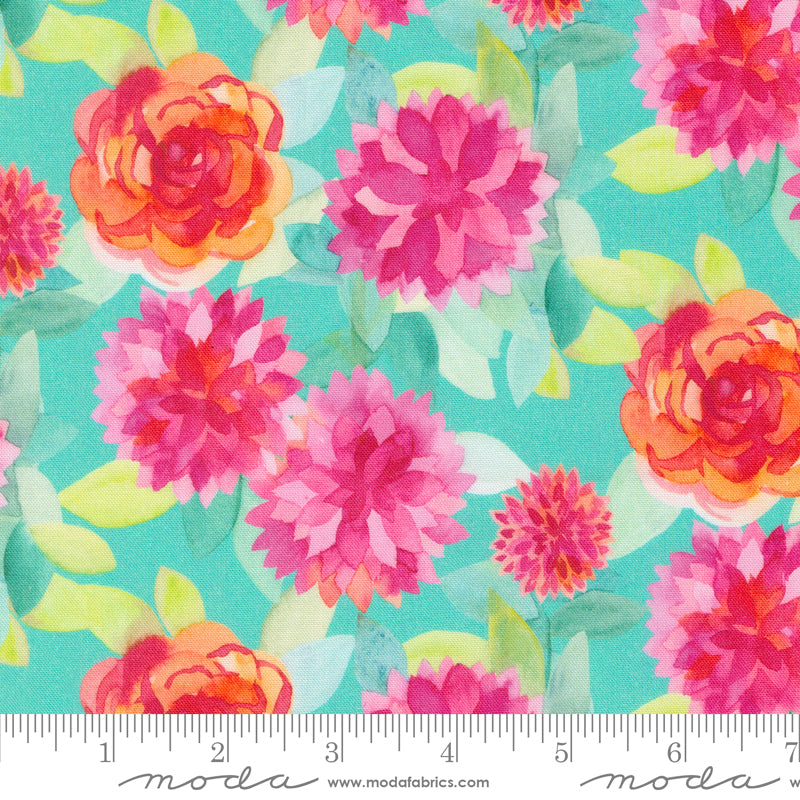 Flower Patches - Robins Egg