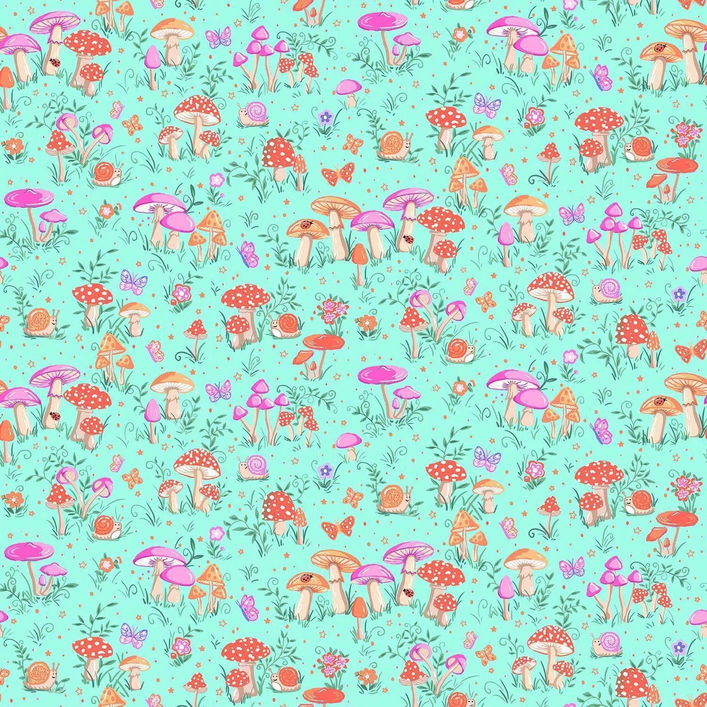 Fairy Dust - Toadstool - Turquoise