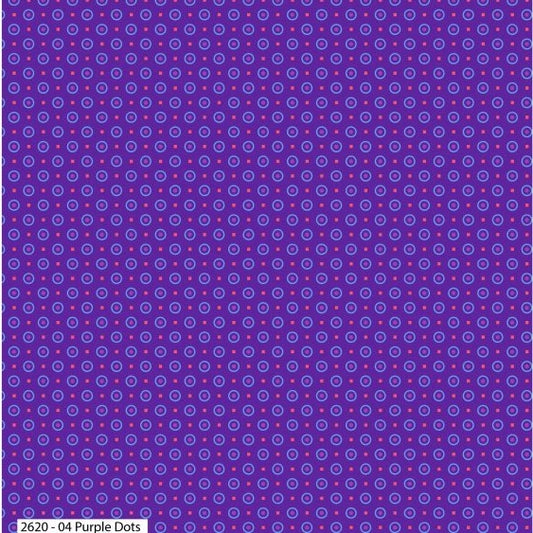 Makoti - purple dots