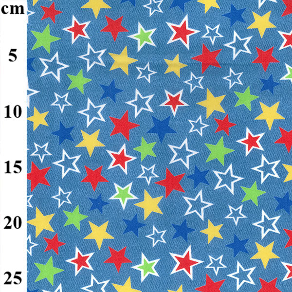 Coloured Stars - Blue
